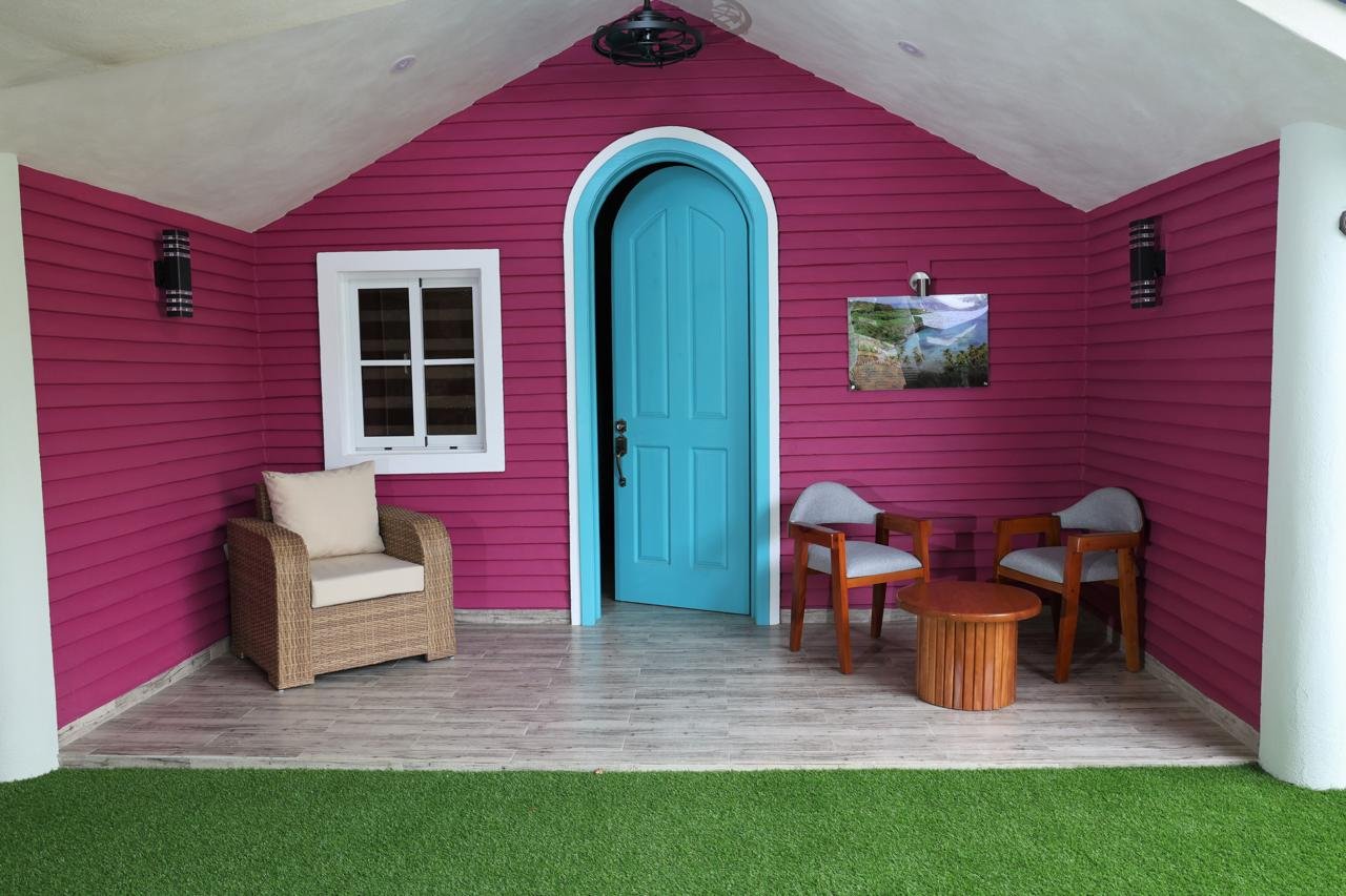 Casita Rosa Fuschia, vista de interior